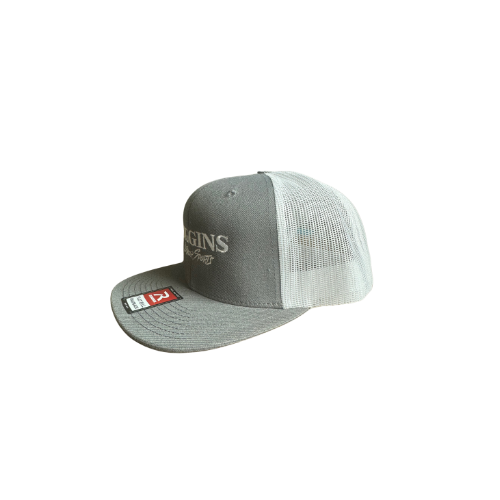 Grey & white Biggins snapback